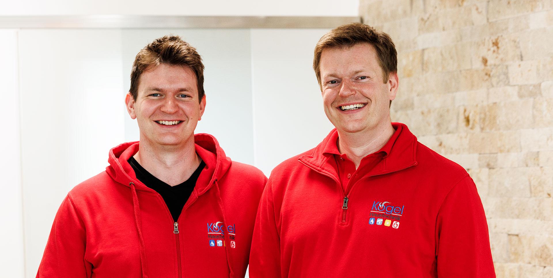 Alexander und Stefan Kögel – Geschäftsführer von KÖGEL Haustechnik in Winnenden